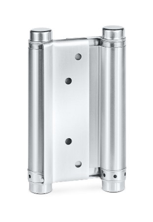 NOTEDO DAH-127 SSSatin серебро Пружинные петли для маятниковых дверей (барные) (2 шт.) (20)  