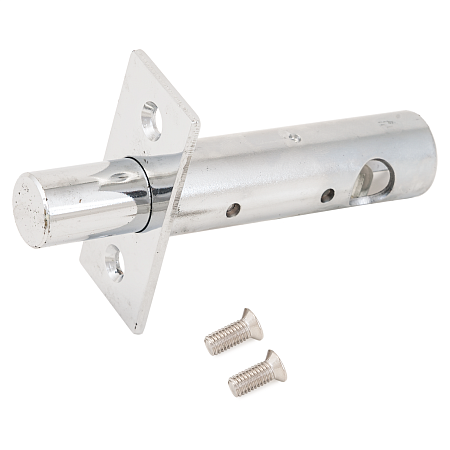 ДФ Задвижка 256 хром 8 мм BACKSET (бексет) 65мм (50)