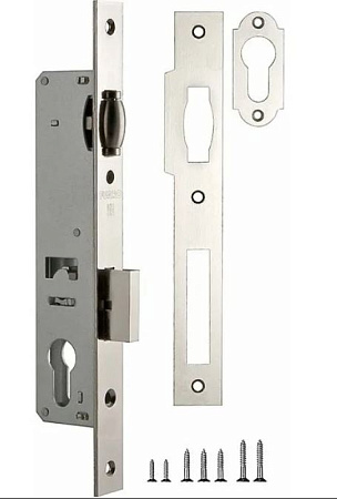 KALE 155/P 30mm W/B б/о хром без ЦМ Замок врезной б/руч (30)