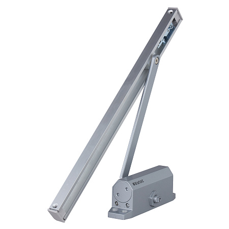 БУЛАТ Доводчик дверной ARCTIC (АРКТИК) ДД 502/4 AH-S (40-90 кг) серебро со скольз.тяг, морозостойкий