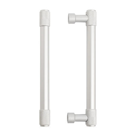 StahlBuro AP2307-128 2шт., W матовый белый хром. Ручка-скоба мебельная (15, 150)