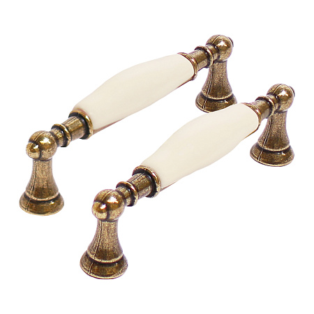 StahlBuro C2499-96 2шт., AB состаренная бронза. Ручка-скоба мебельная (100,20)