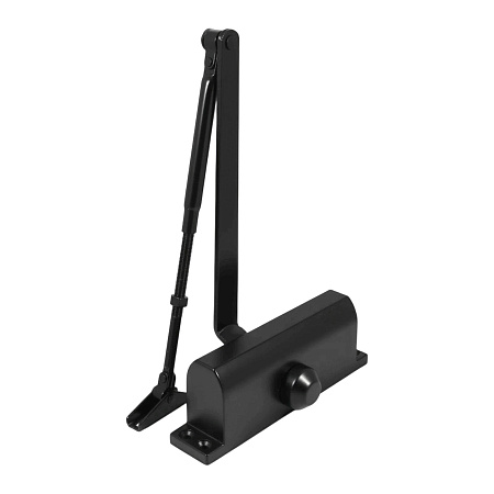 СТАНДАРТ Доводчик дверной MAX ДД 188/3-5 A-B (до 130 кг) черный RAL9005, морозостойкий(10)