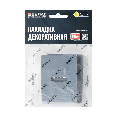 Накладка для сув/м (пара) БУЛАТ НДС 02.04 ФЕРОНА хром (10,100)