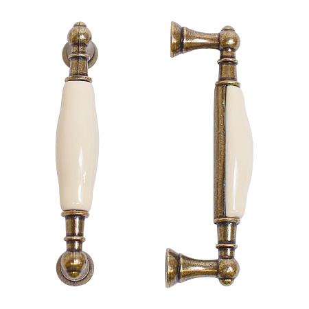 StahlBuro C2499-96 2шт., AB состаренная бронза. Ручка-скоба мебельная (100,20)